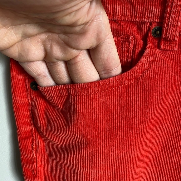 GAP 1969 Women's Red Corduroy Pants Size 6/28R - Picture 3 of 10